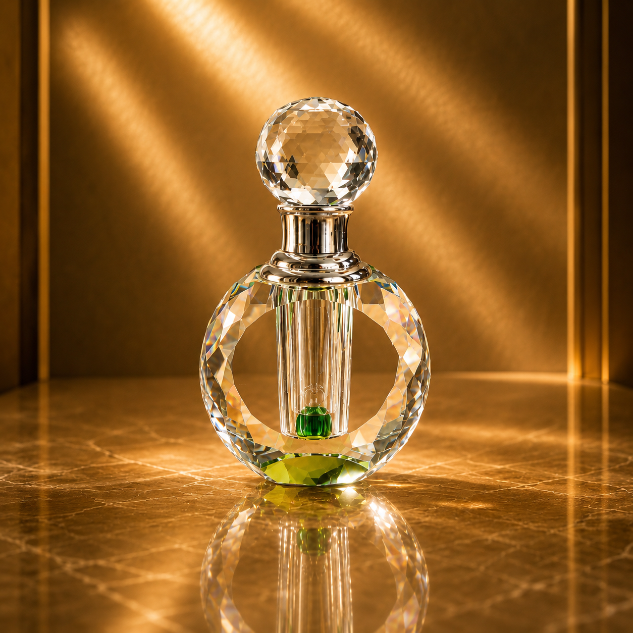 flacon perle de cristal