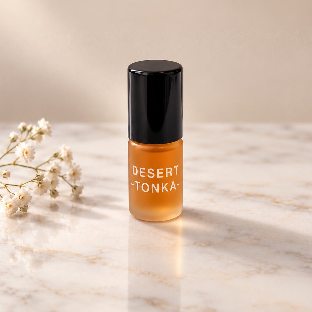 Mini parfum Désert Tonka 2 ml sans alcool, cadeau invité – Crepure Oud