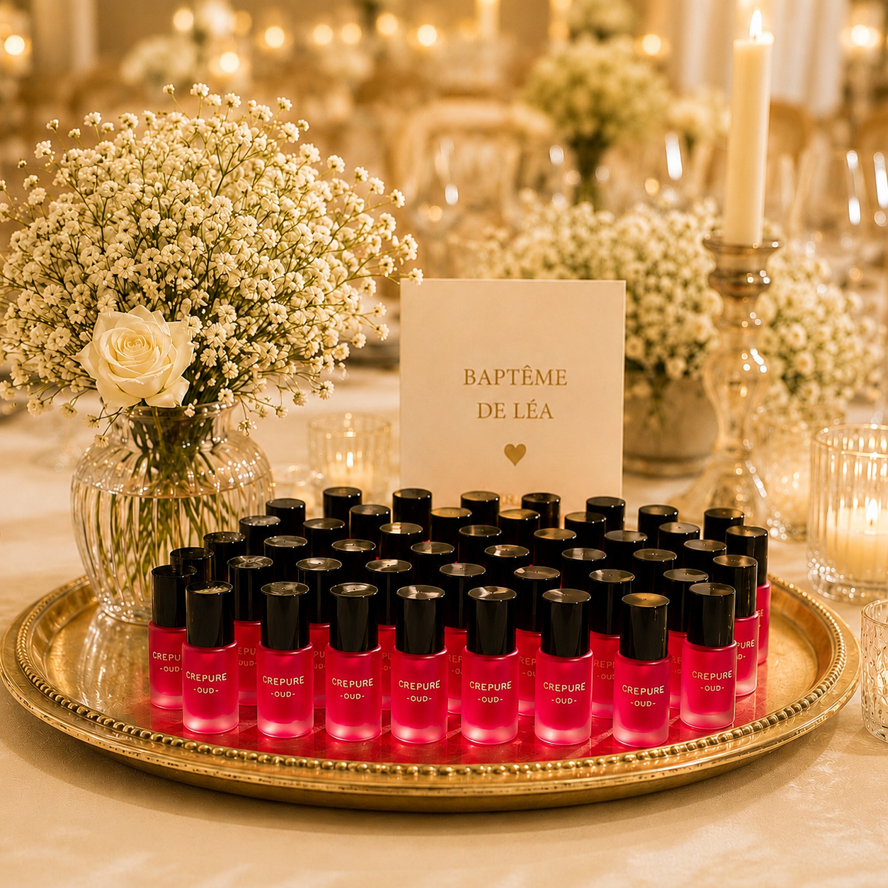 Huile Parfumée pour Mariages Évènements - lot de 100 Pièces